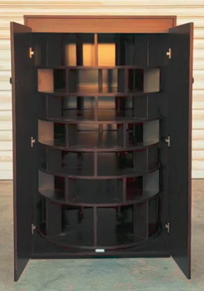 Rotating Shoe Storage Cabinet